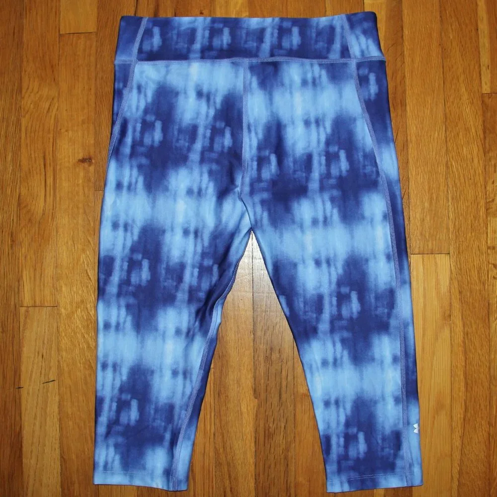 Under Armour HeatGear Printed Capri Leggings Womens L